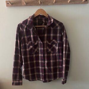 Pendleton Purple Plaid Shirt